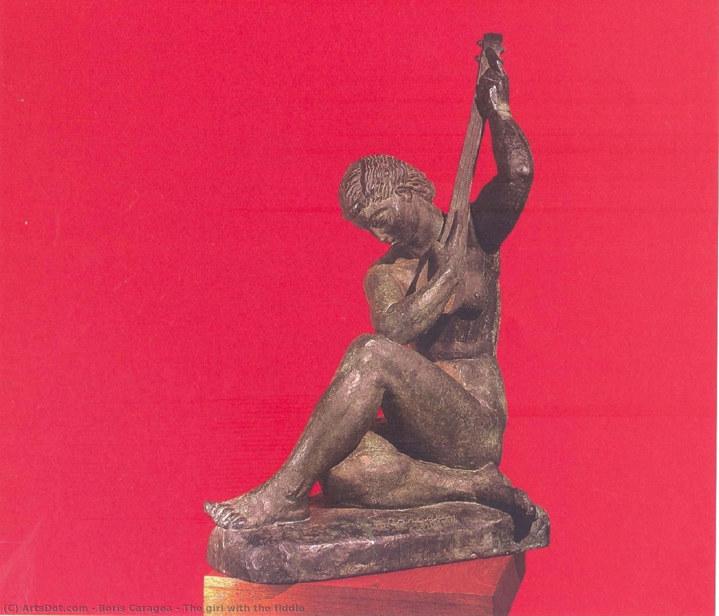 The Girl With The Fiddle — Boris Caragea