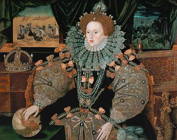 Elizabeth I, Armada Portrait — George Gower