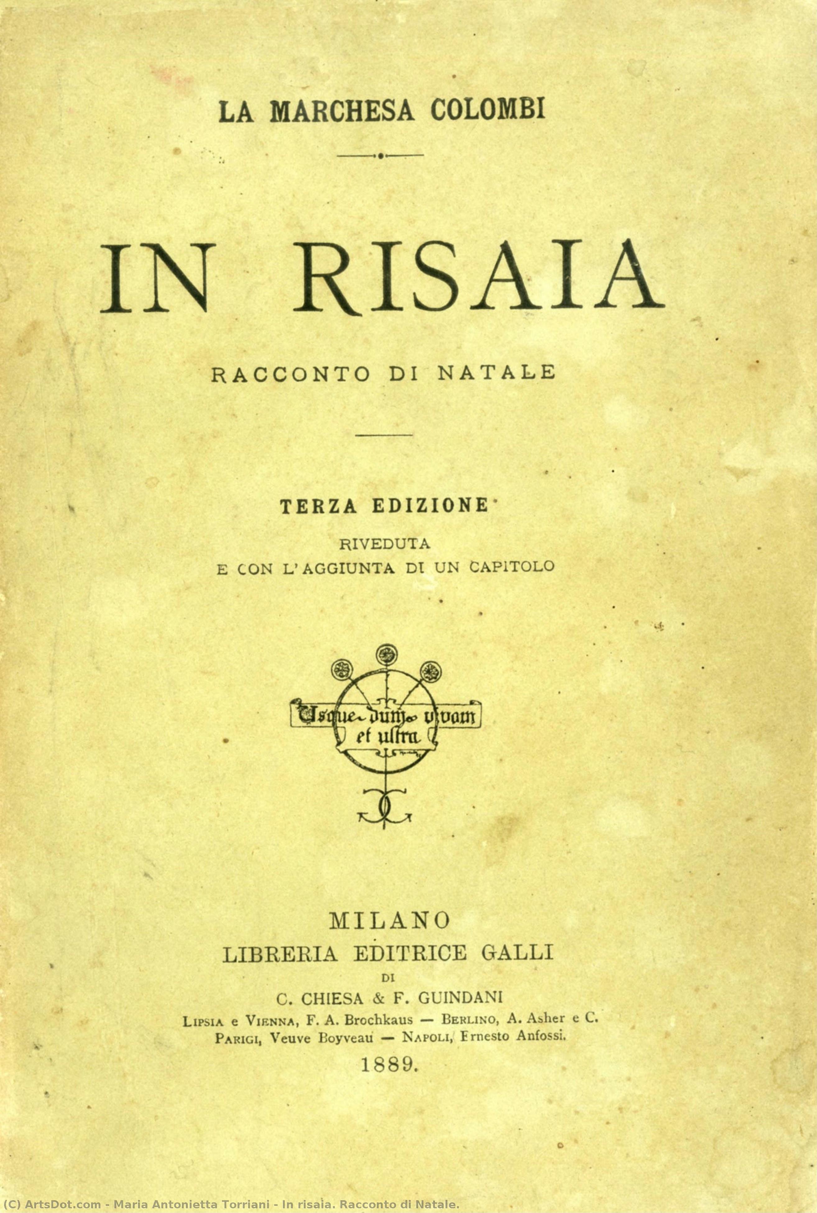 In Risaia. Racconto Di Natale. — Maria Antonietta Torriani