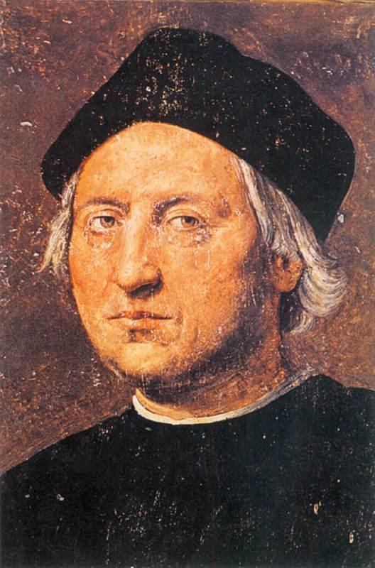Portrait Of Christopher Columbus — Michele Di Ridolfo Del Ghirlandaio (michele Tosini)