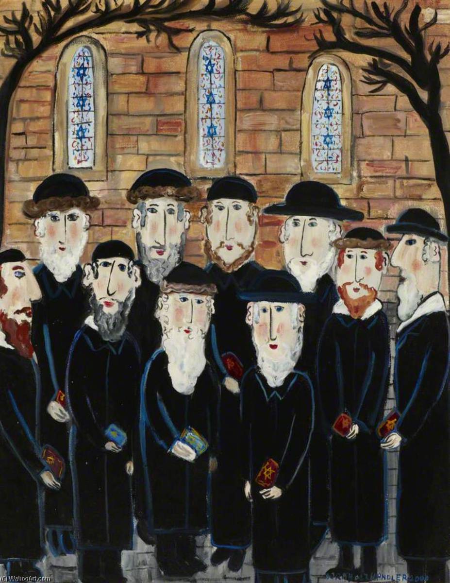 Group Of Jews The Minyan — Dora Holzhandler