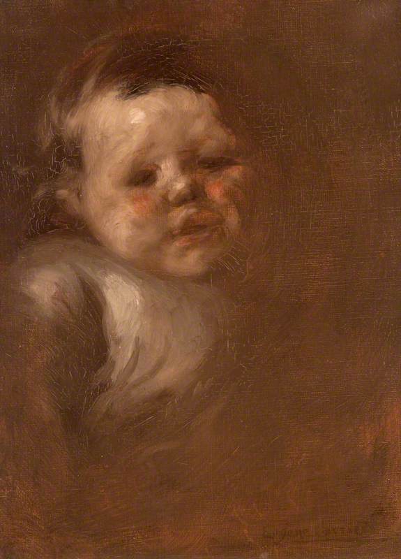 Tête De Bébé — Eugène Anatole Carrière