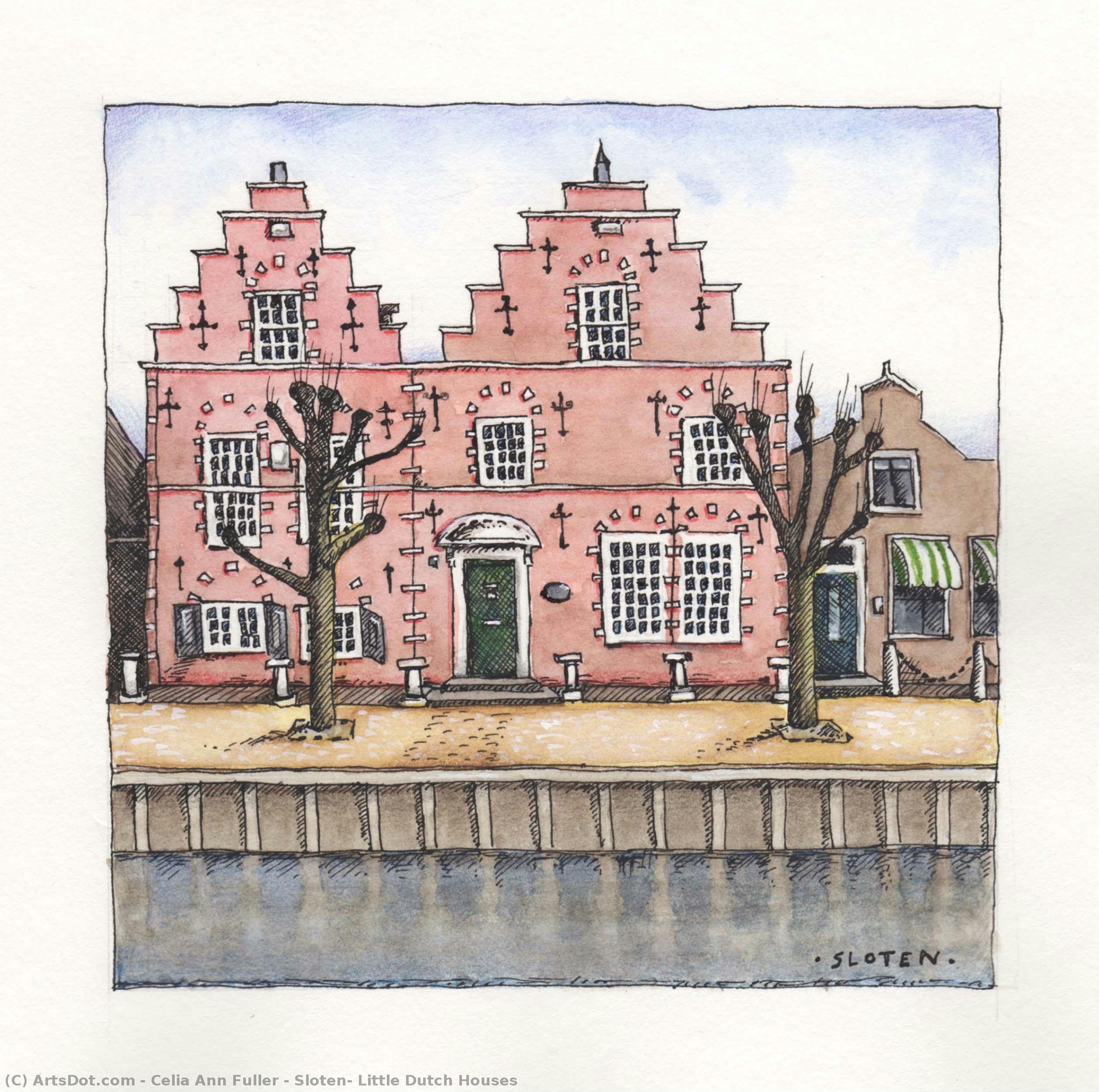 Sloten: Little Dutch Houses — Celia Ann Fuller