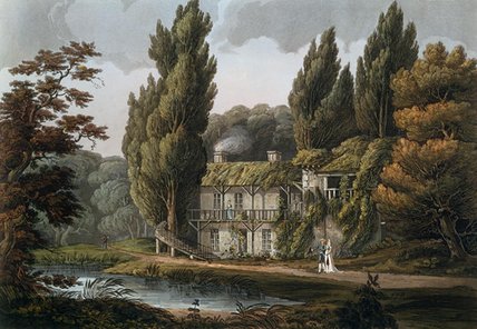 The Dining Room At The Hameau Of Marie-antoinette — John Claude Nattes