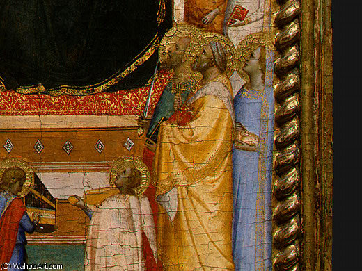 Madonna And Child With Saints And Angels D9 — Bernardo Daddi