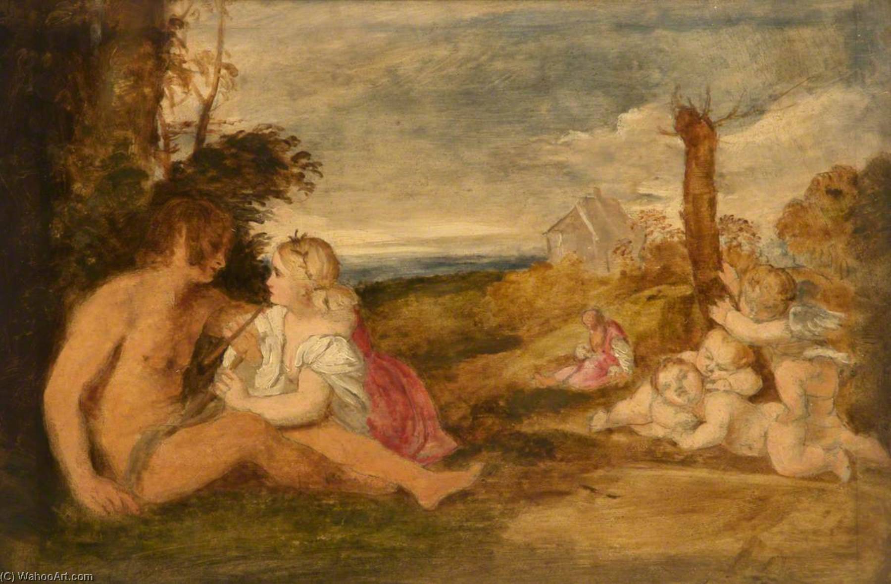 The Three Ages Of Man (copy After Titian) — Thomas Robson