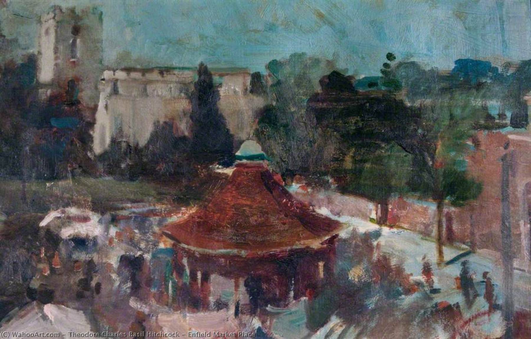 Enfield Market Place — Theodore Charles Basil Hitchcock
