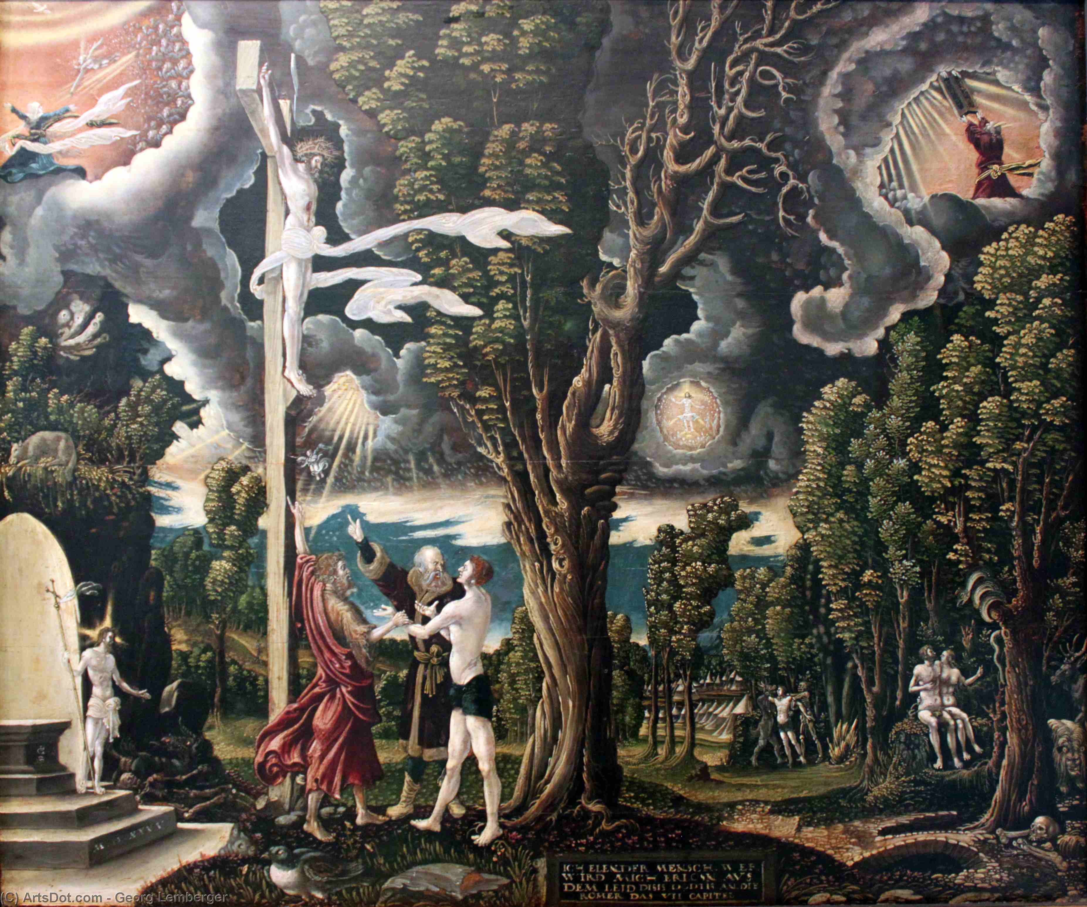 The Fall Of Man And The Redemption. — Georg Lemberger