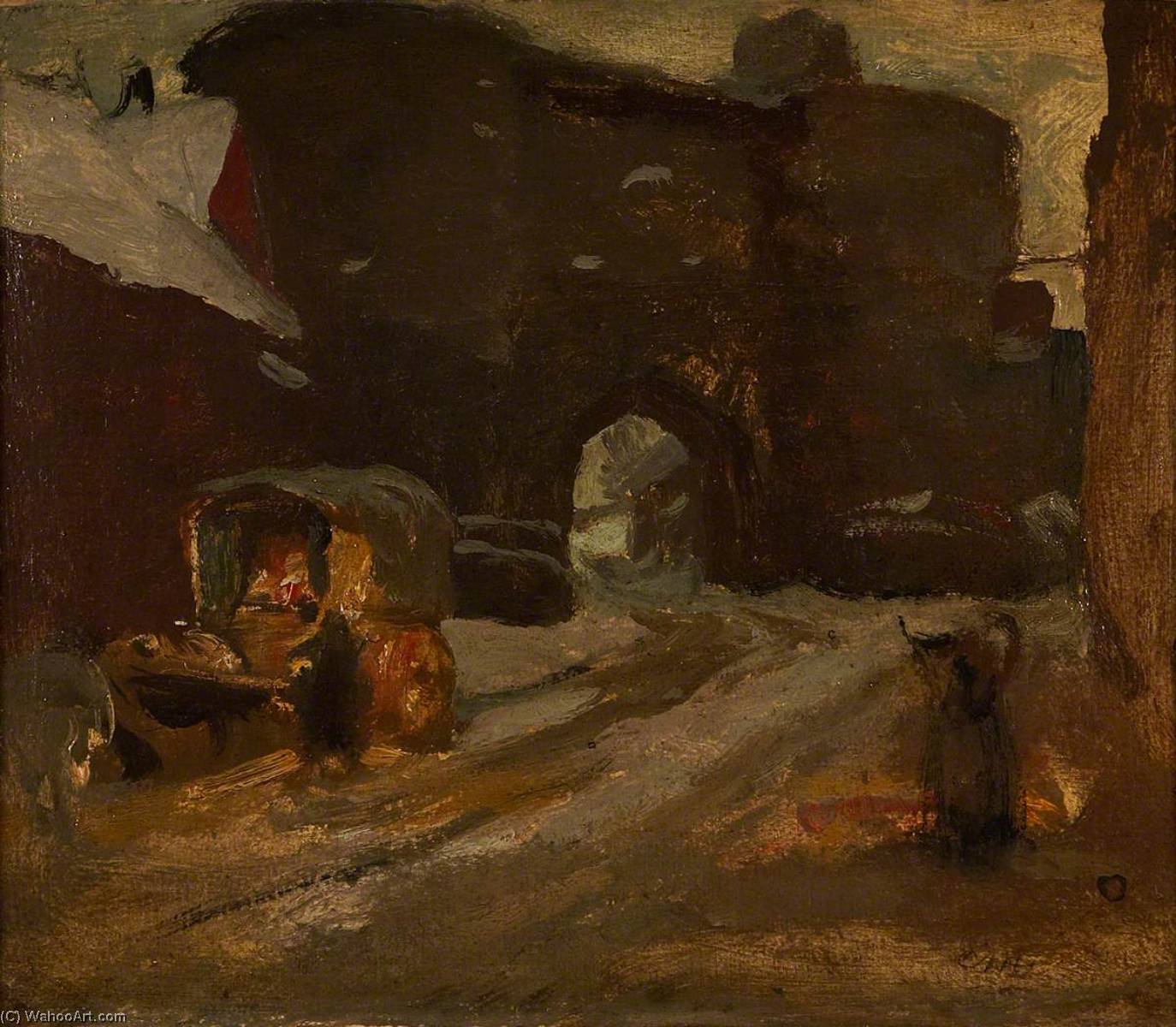 Gate Towers Of A Town In France — Charles Hodge Mackie