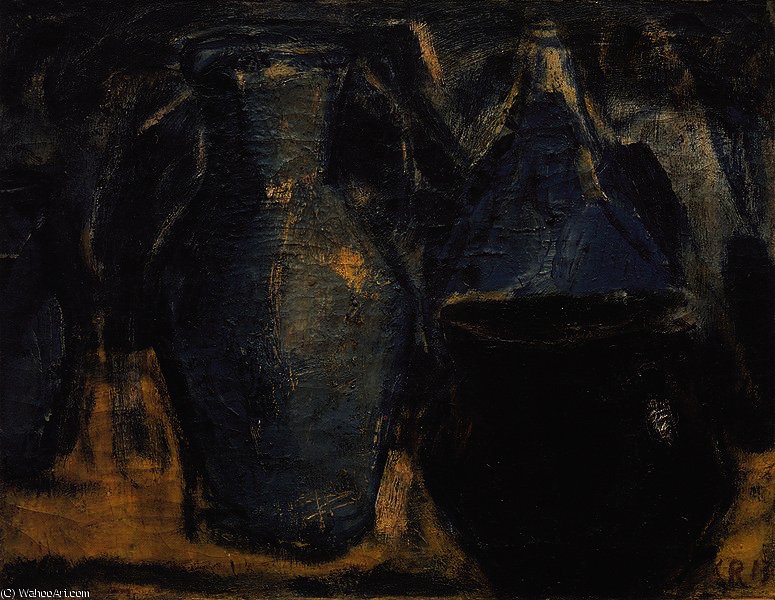 Stilleben Mit Krügen — Christian Rohlfs
