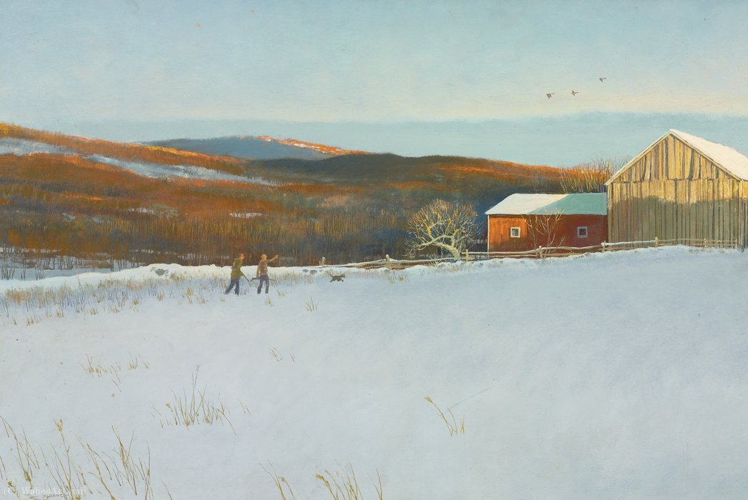 Hunting In Winter — Eric Sloane (everard Jean Hinrichs)