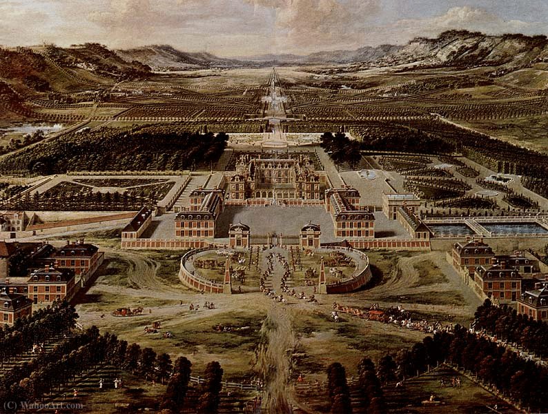 The Palace Of Versailles Circa (1668) — Pierre Patel (patel Le Père)