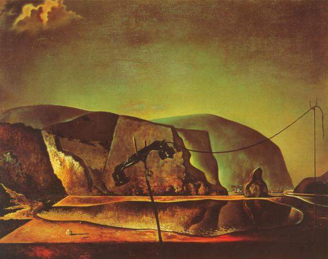 Beach With Telephone, 1938 — Salvador Dalí