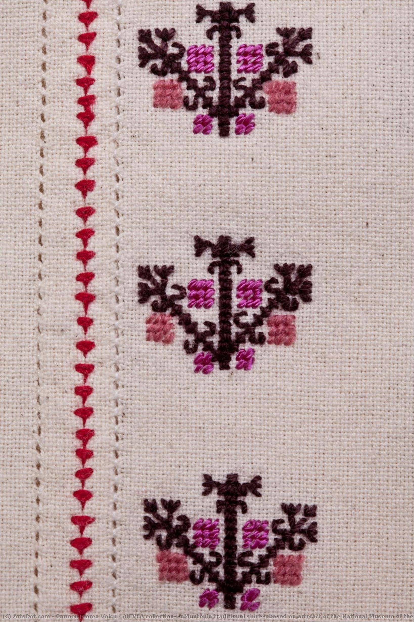 Aievea Collection; \nmuntenia Traditional Shirt;\nbased On Artefact Of The National Museum Of The Romanian Peasant — Carmen Florea Voicu