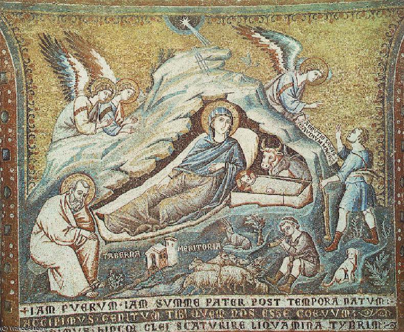 The Birth Of Jesus — Pietro Cavallini