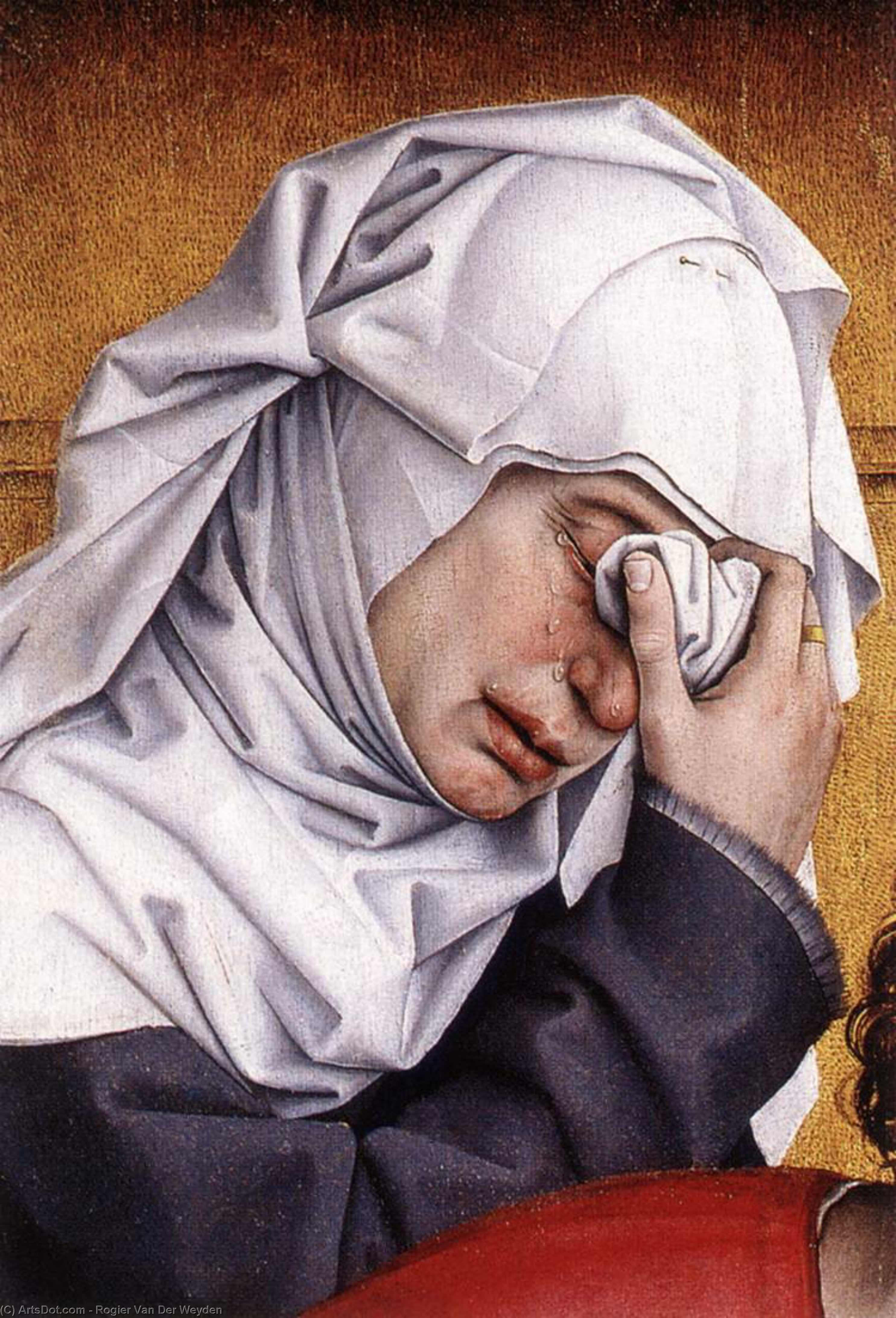 Deposition (detail) — Rogier Van Der Weyden