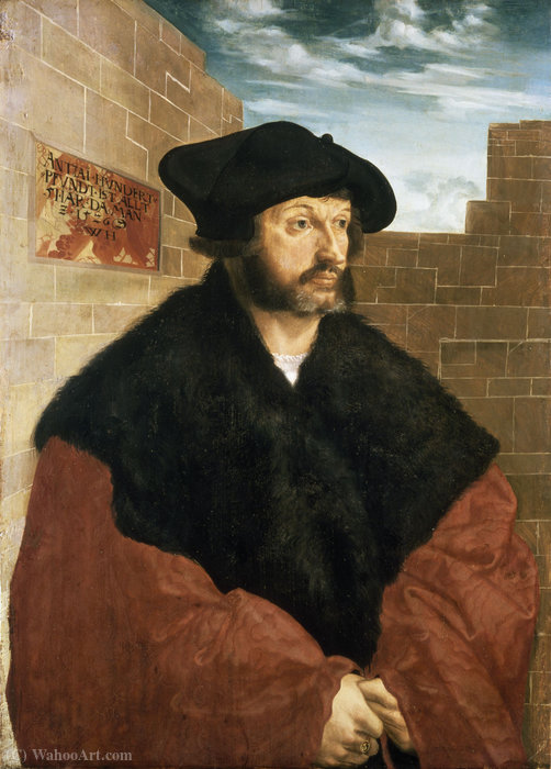 Portrait Of Anton Hundertpfundt — Wolf Huber
