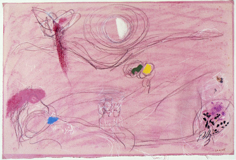 'study To ''song Of Songs V''' — Marc Chagall