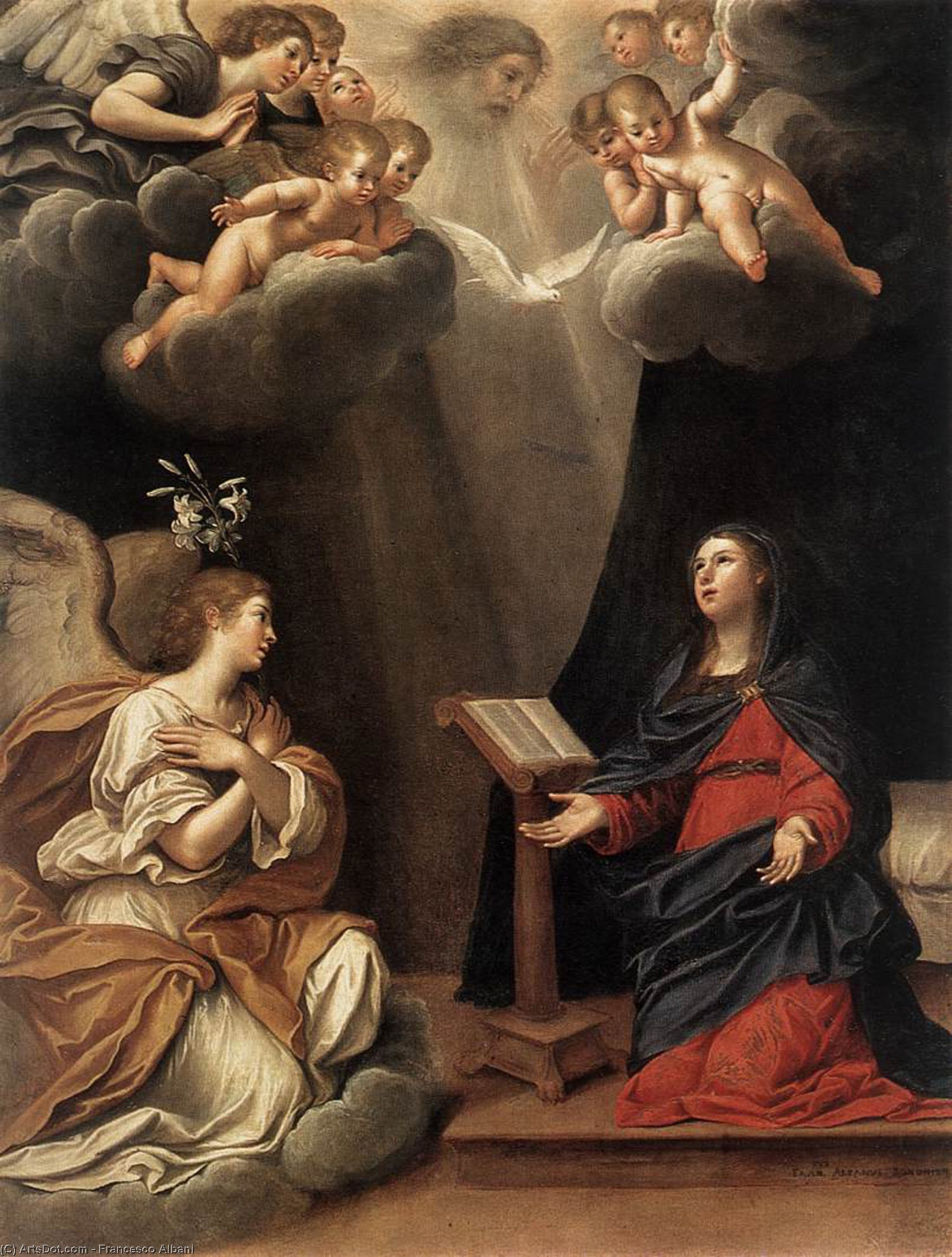 The Annunciation — アルバーニ・フランチェスコ（ル・アルバーネ）