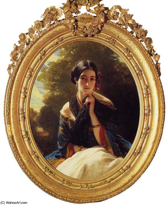 Xavier Princess Leonilla Of Sayn Wittgenstein Sayn — Franz Xavier Winterhalter