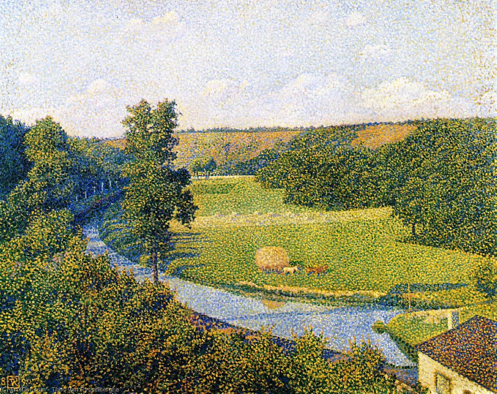The Valley Of The Sambre — Theo Van Rysselberghe