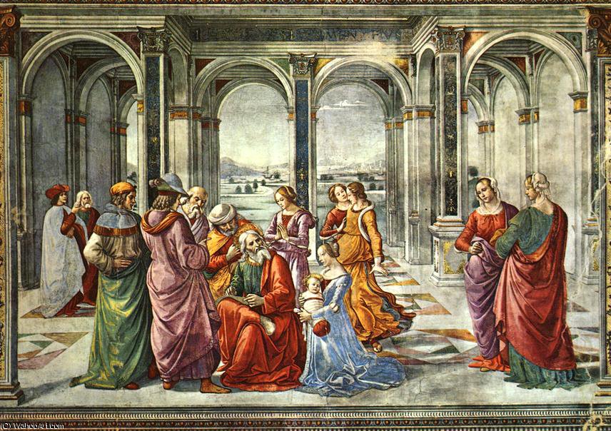 Zacharias Writes Down The Name Of His Soon — Domenico Ghirlandaio