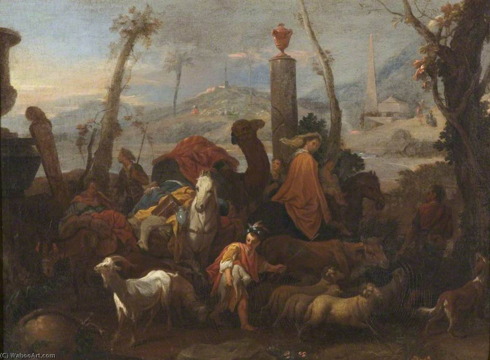 Jacob's Journey And The Pillar Of Bethel — Sébastien Bourdon