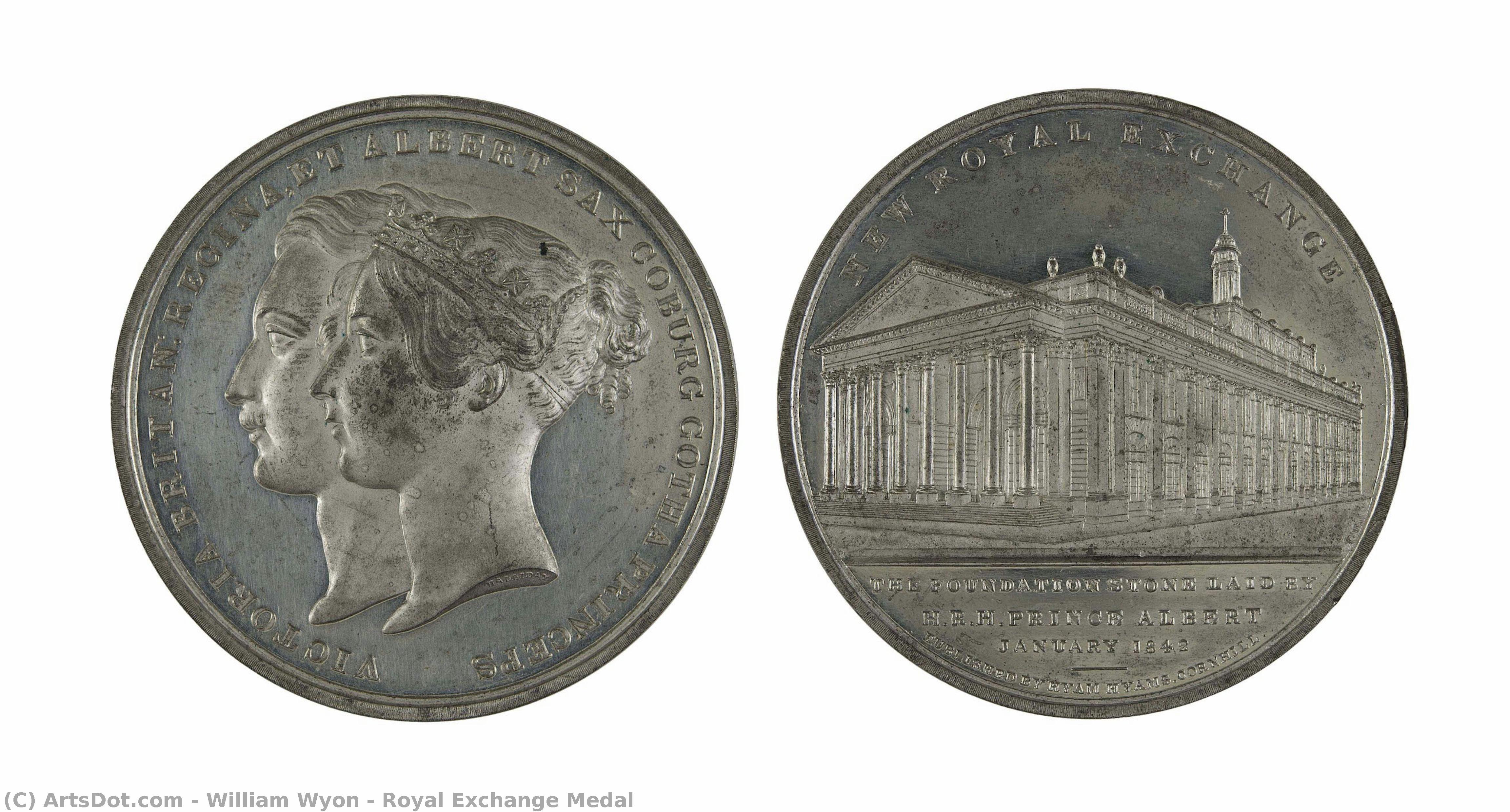 Royal Exchange Medal — William Wyon