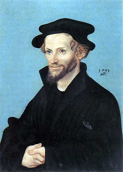 Portrait Of Philipp Melanchthon — Lucas Cranach The Elder