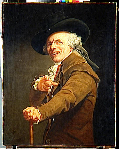 Portrait De L'artiste Sous Les Traits D'un Moqueur — Joseph Ducreux