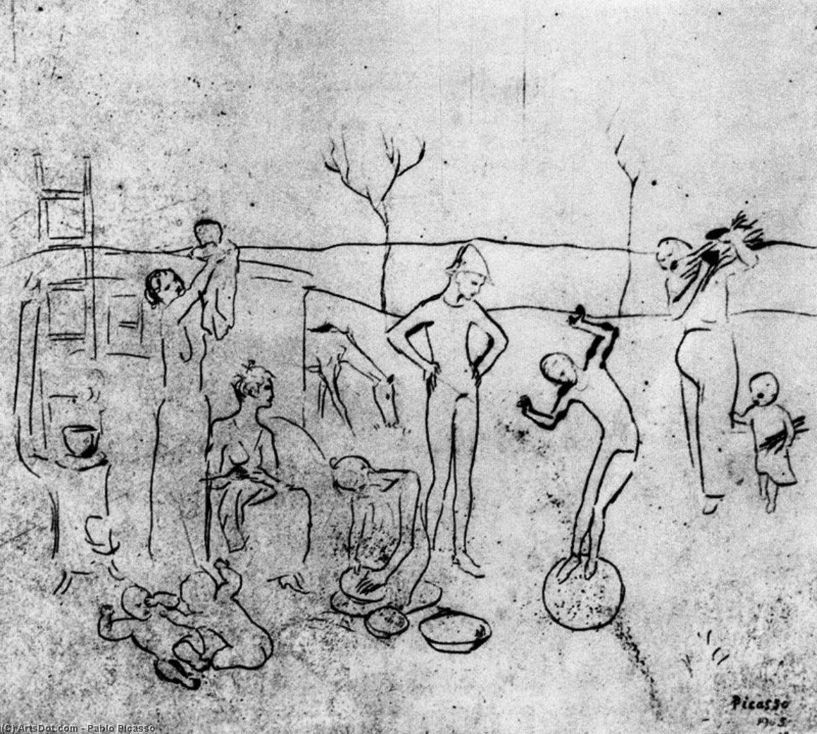 Die Saltimbanquen — Pablo Picasso