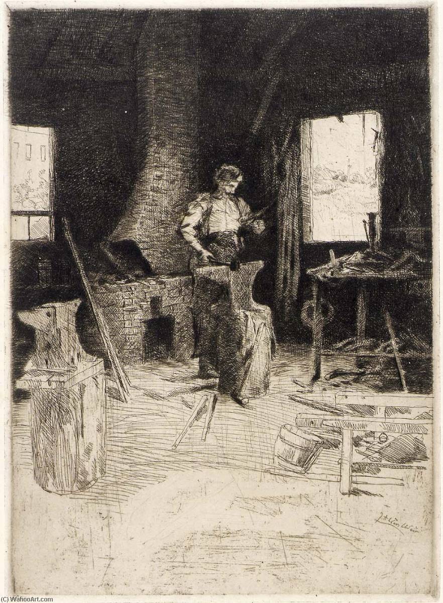The Blacksmith's Shop — Џулијан Алден Веир