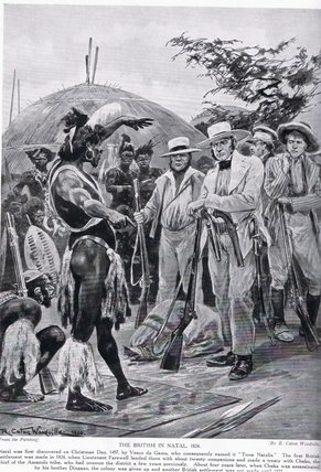 The British In Natal - — Richard Caton Woodville