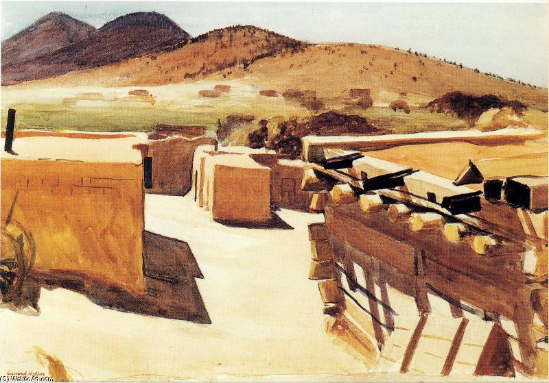 Adobe Houses — Едвард Хопер