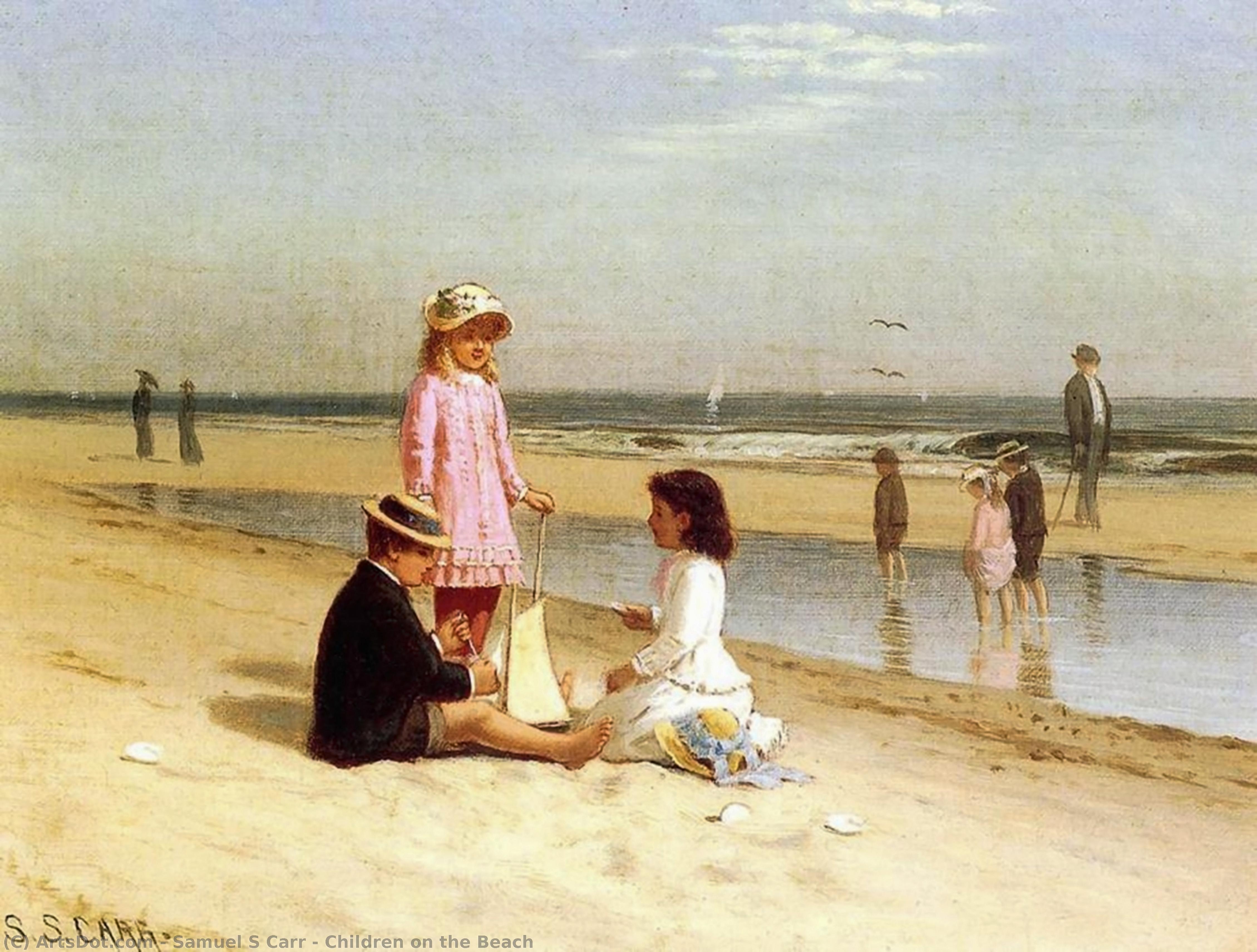 Children On The Beach — Samuel S Carr