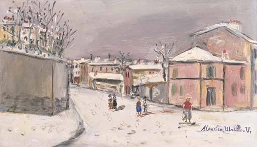 Rue De L'abreuvoir, Montmartre — Maurice Utrillo