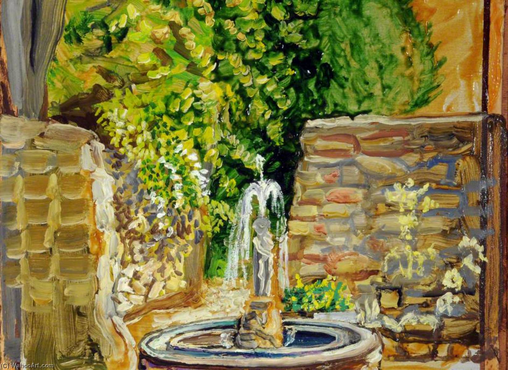 Fountain At Le Coin — Francis Ferdinand Maurice Cook