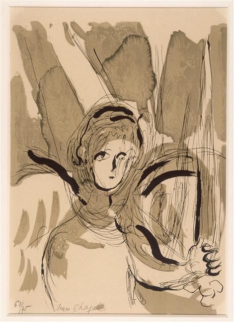 Angel With A Sword — Марк Шагал