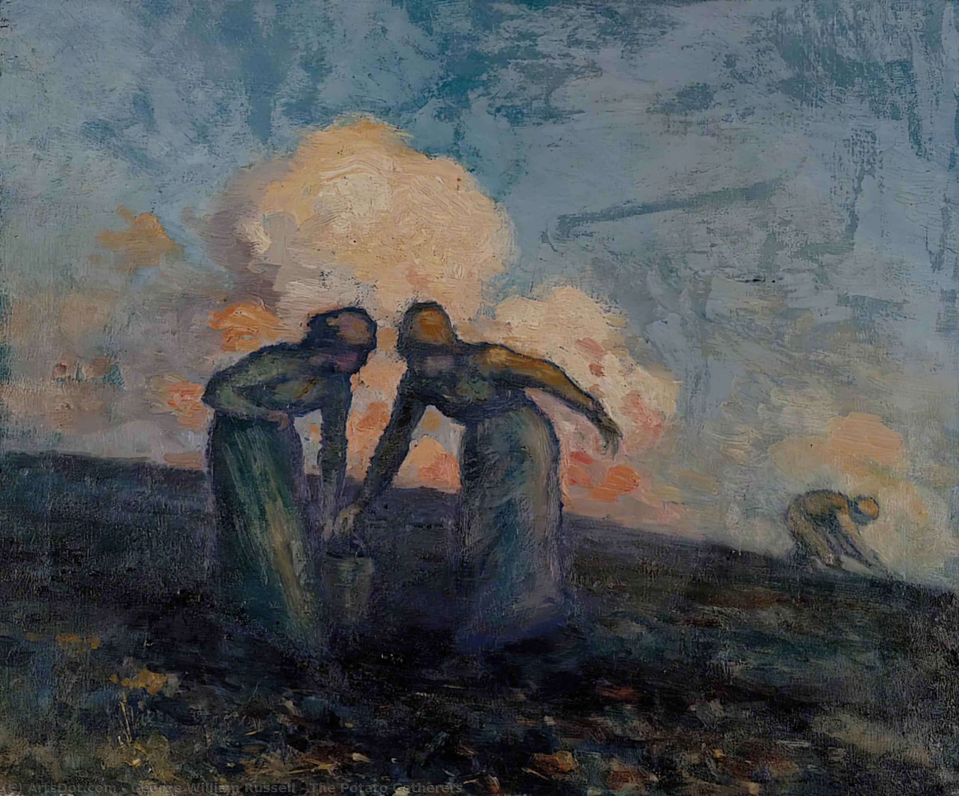 The Potato Gatherers — Џорџ Вилијам Расел