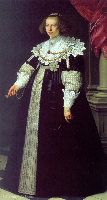 He 18-year Old Catharina Hooft — Nicolaes Eliaszoon Pickenoy