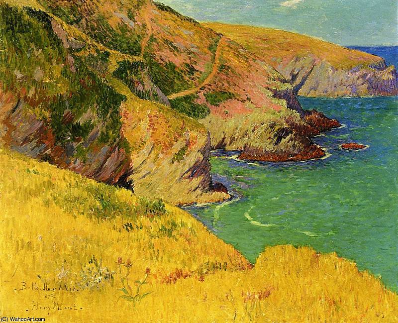 Belle _le En Mer Cliffs — Henri Moret