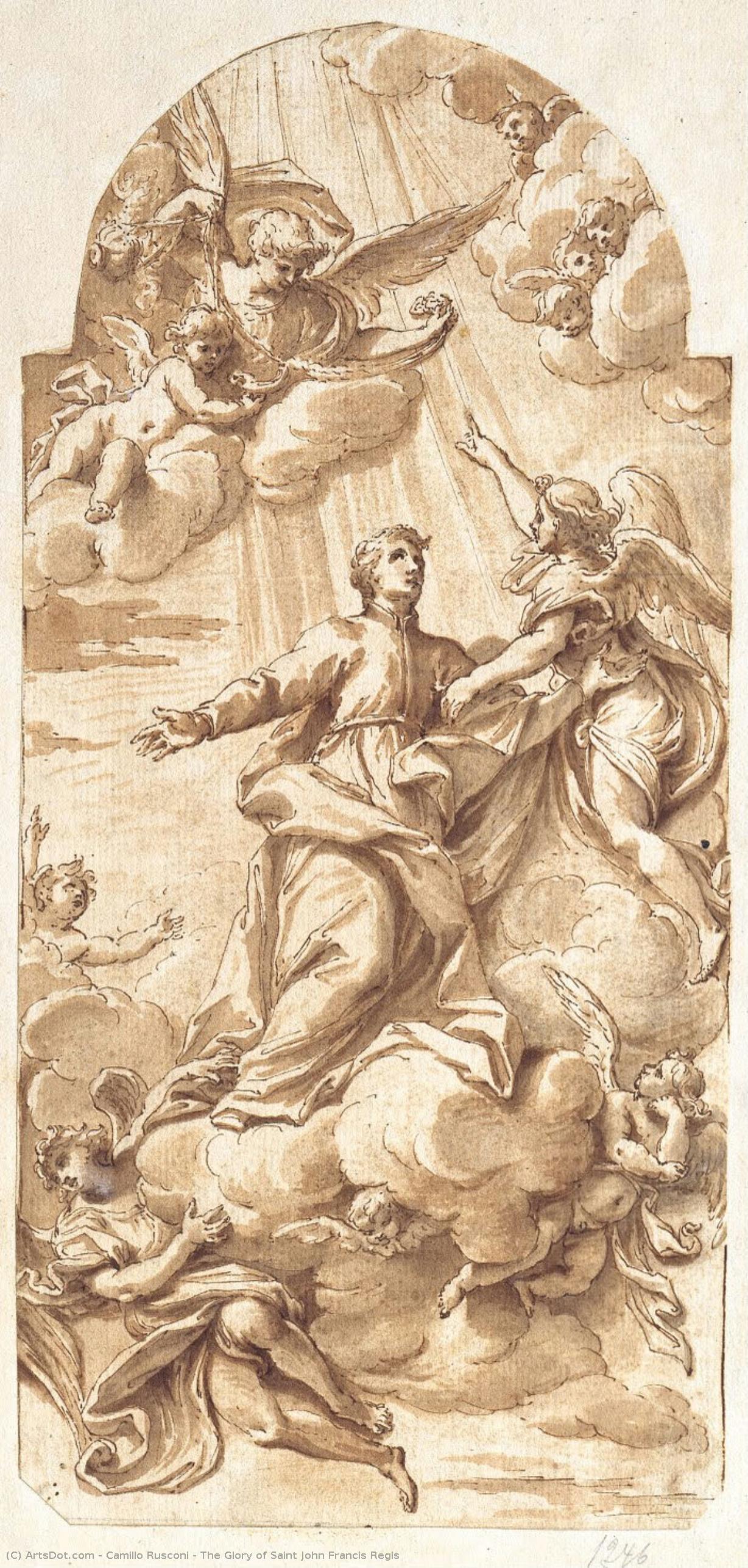 The Glory Of Saint John Francis Regis — Camillo Rusconi