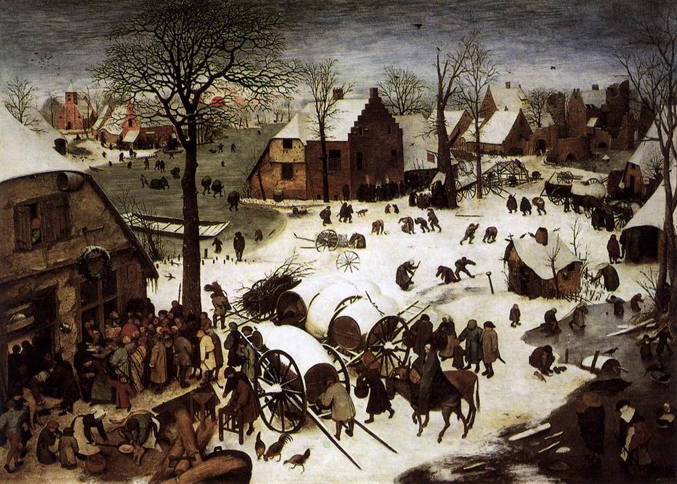El Censo De Betleém — Pieter Bruegel El Viejo