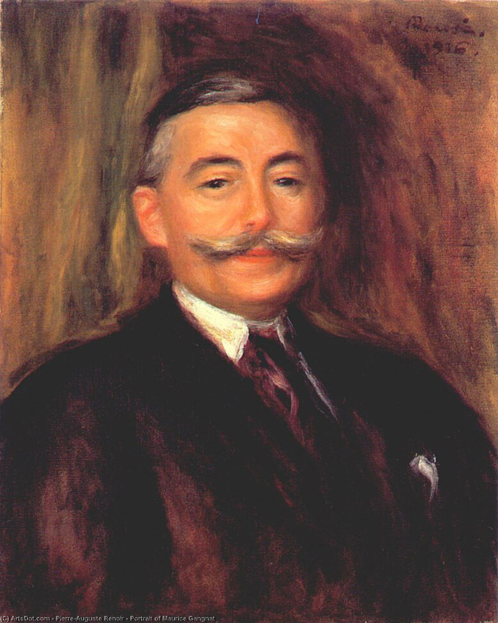 Porträt Von Maurice Gangnat — Pierre-auguste Renoir