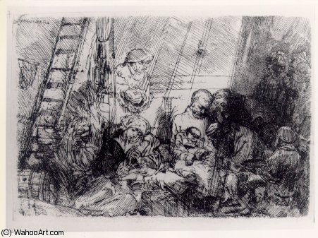 La Circumscisión En El Estable — Rembrandt Van Rijn