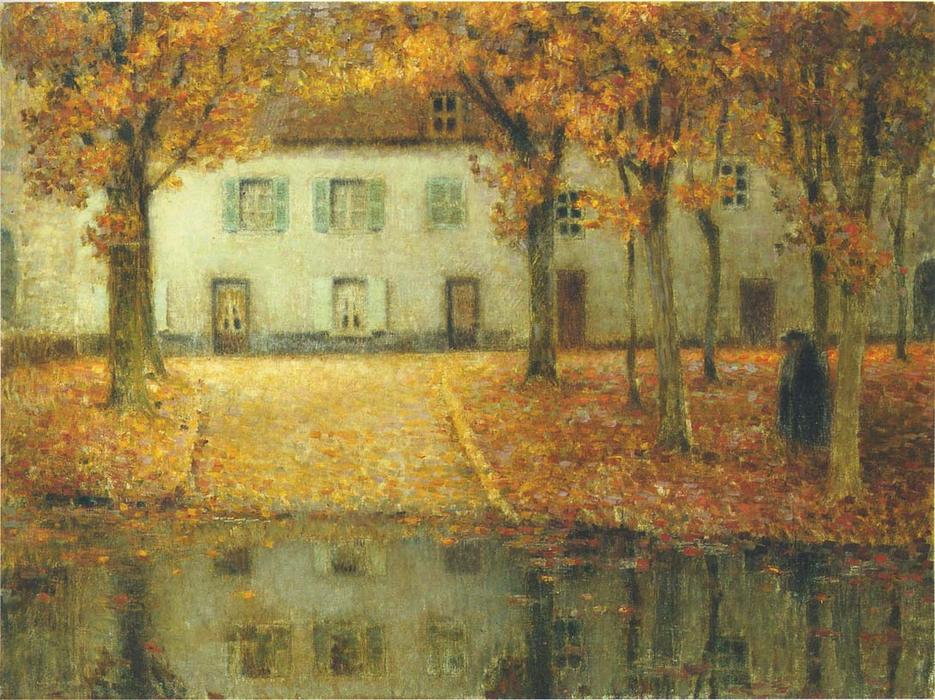 Small House By The Eau River At Chartres — Анри Ле Сиданер