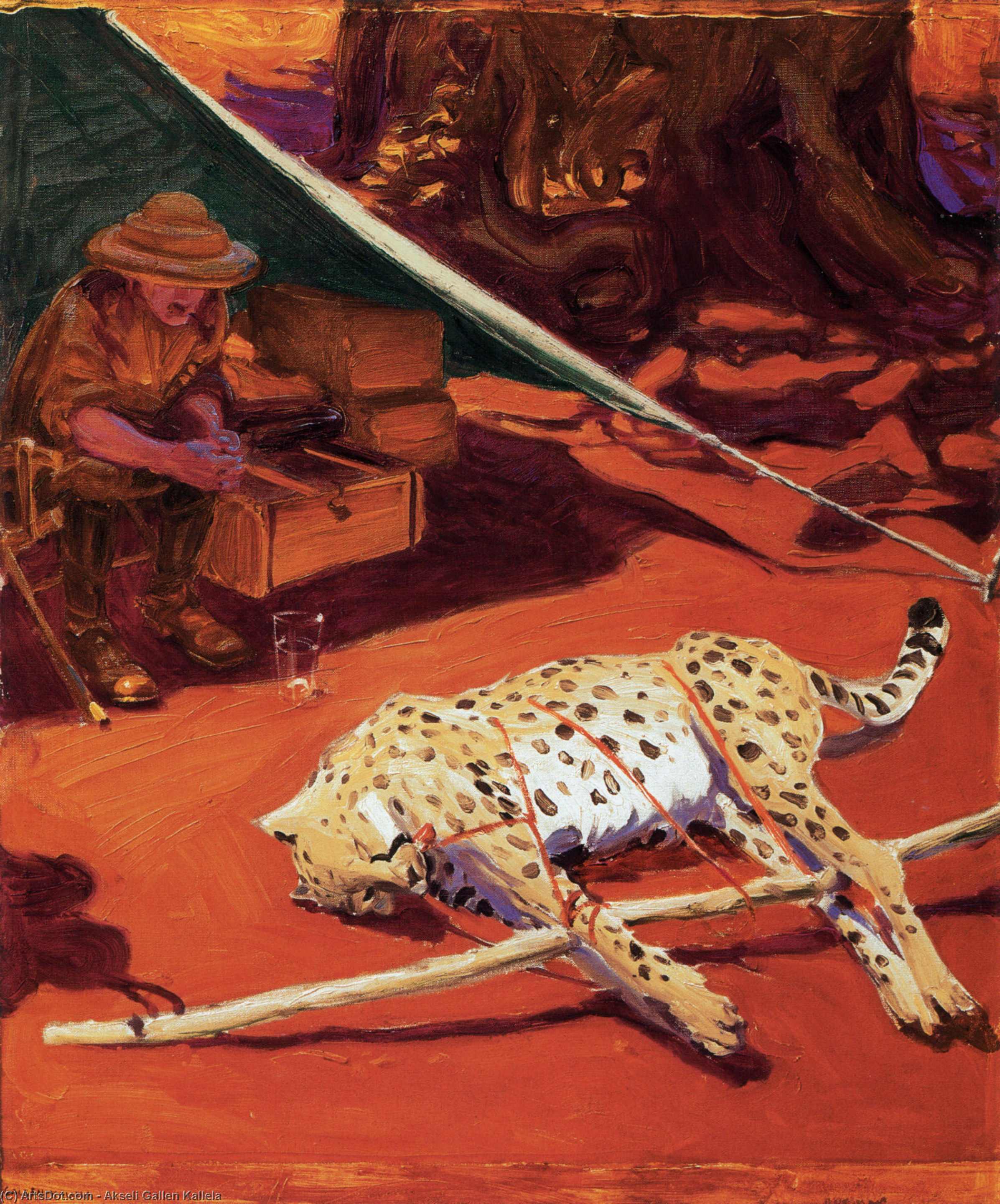 Self-portrait With Cheetah — Аксел Гален-калела
