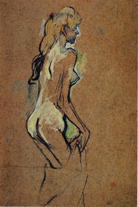 Nude Girl — Henri De Toulouse-lautrec