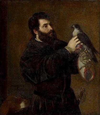 Giorgio Cornaro With A Falcon — Titian