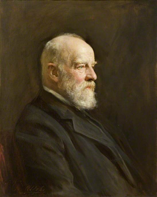 The Right Honourable T. F. Halsey (1839–1927), Chairman Of Quarter Sessions And County Council (1919) (after Oswald Hornby Joseph Birley) — Arthur Stockdale Cope